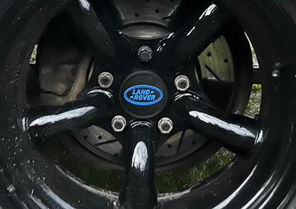 Land Rover Discovery 2 Centre Caps - Black LR Logo