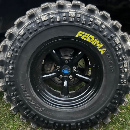 Land Rover Discovery 2 Centre Caps - Green/Black TD5 Logo