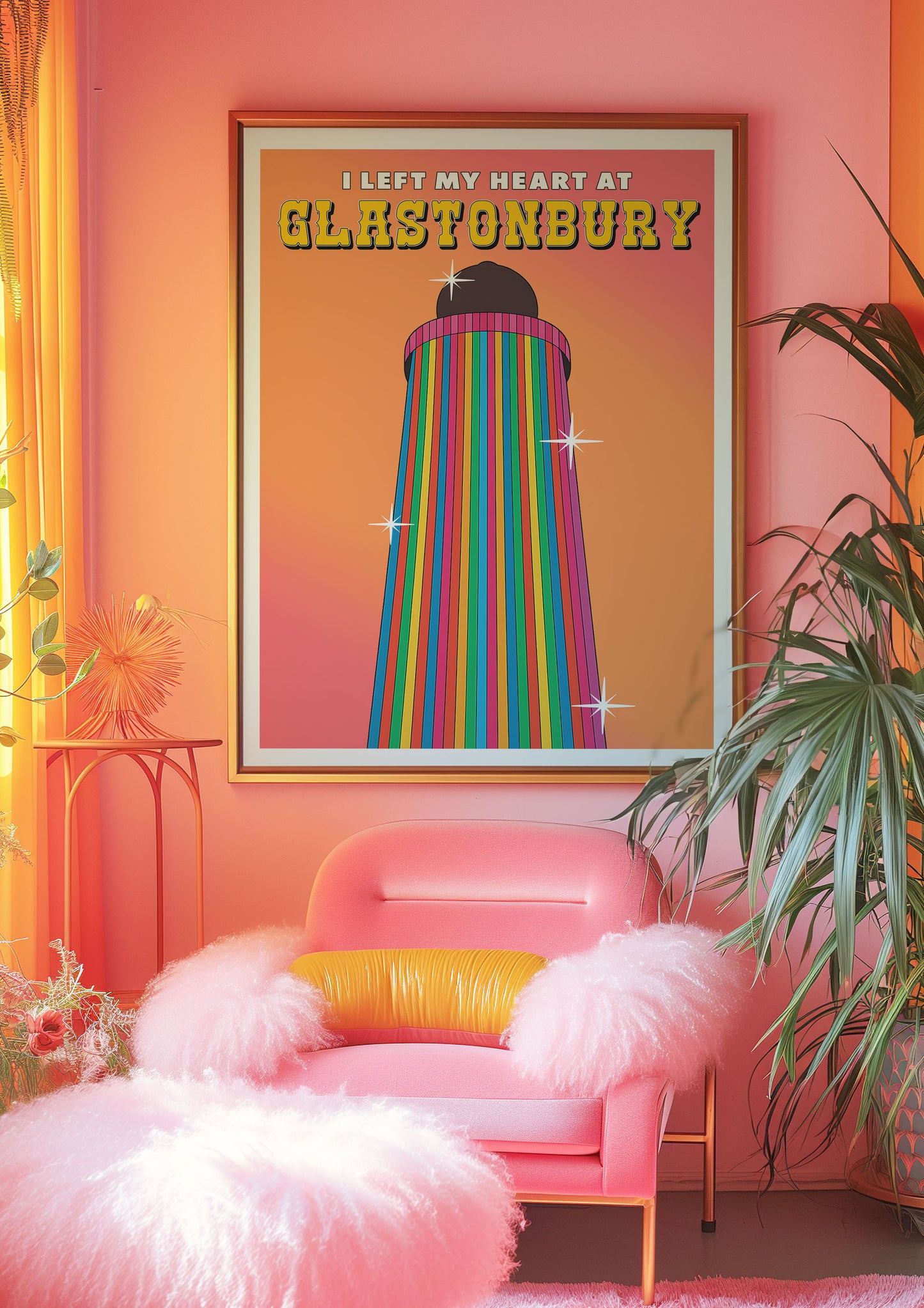 I Left My Heart At Glastonbury Print