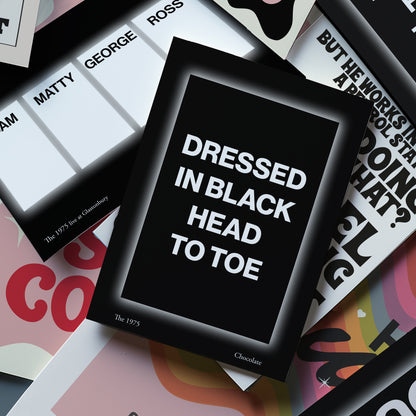 The 1975 Chocolate Print