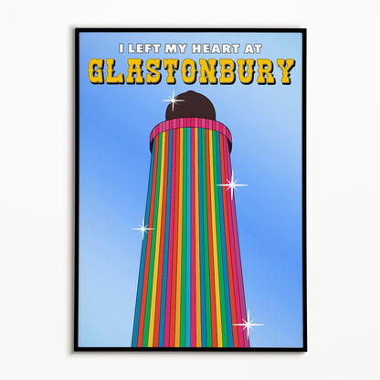 I Left My Heart At Glastonbury Print