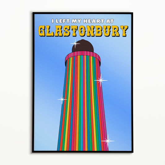 I Left My Heart At Glastonbury Print