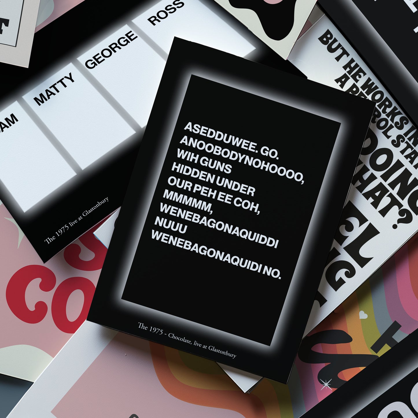 The 1975 Chocolate Print (Glastonbury Edition)