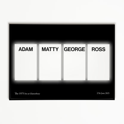 The 1975 Names Setlist (Glastonbury Set)