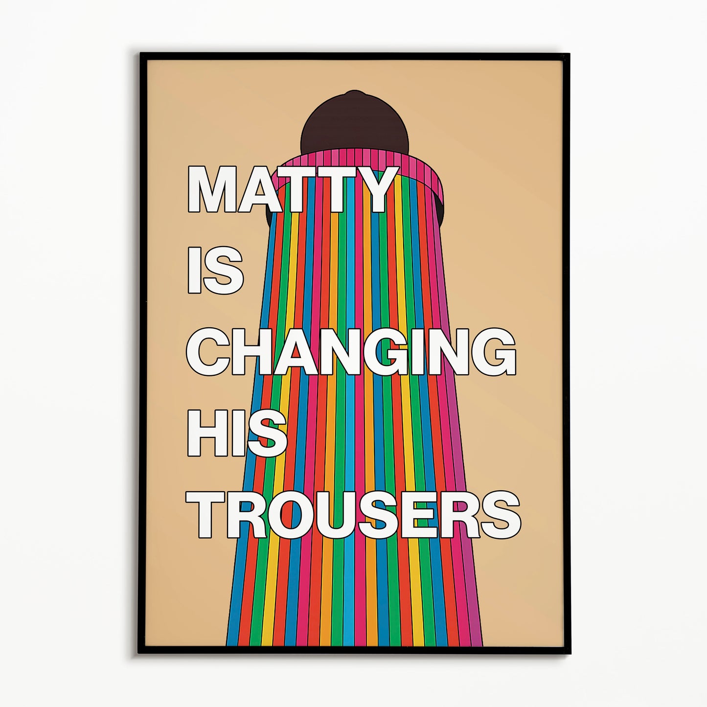 The 1975 Matty Is Changing His Trousers Print (Glastonbury Ribbon Tower)