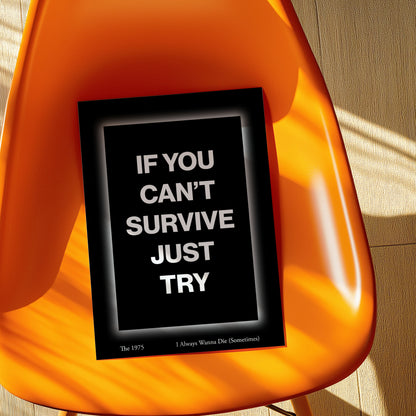 The 1975 I Always Wanna Die (Sometimes) Print