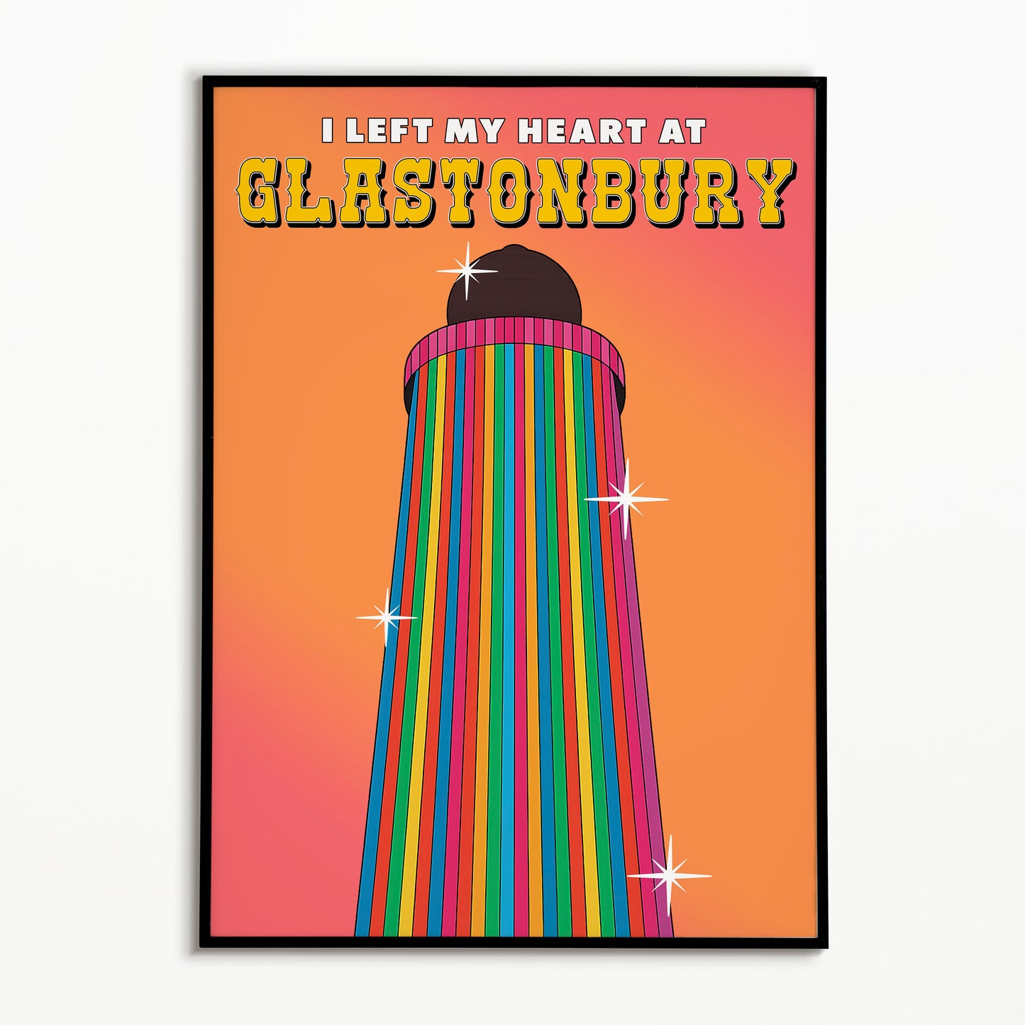 I Left My Heart At Glastonbury Print