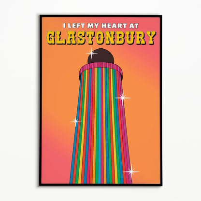 I Left My Heart At Glastonbury Print