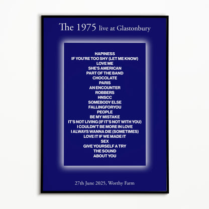 The 1975 Glastonbury 2025 Setlist
