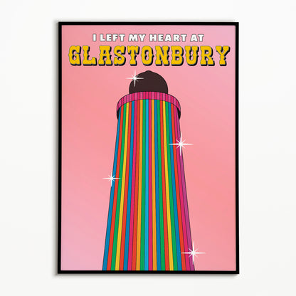 I Left My Heart At Glastonbury Print