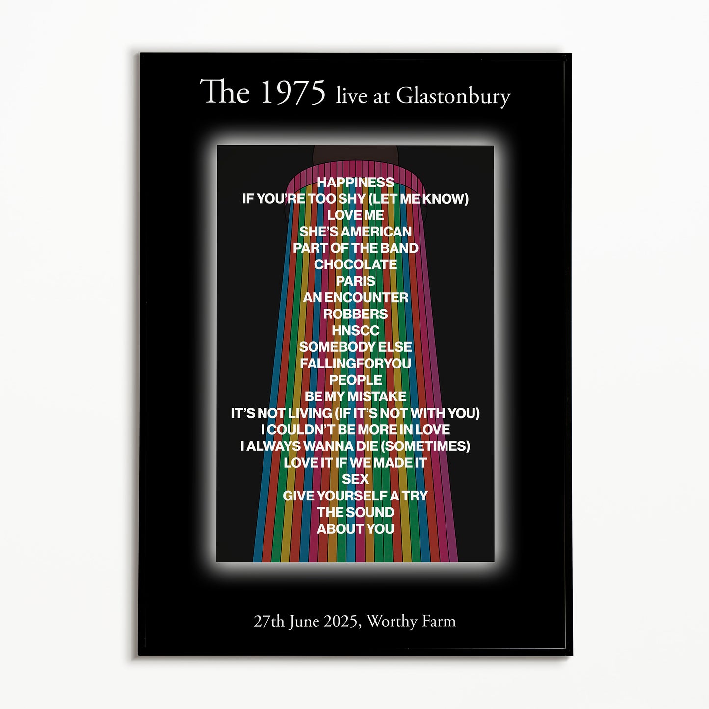 The 1975 Glastonbury 2025 Setlist