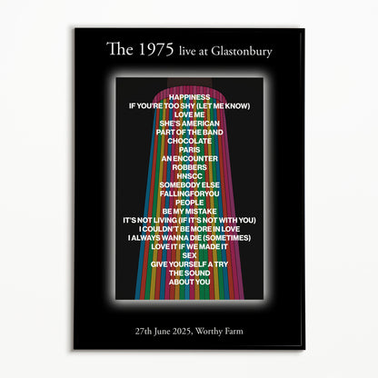 The 1975 Glastonbury 2025 Setlist