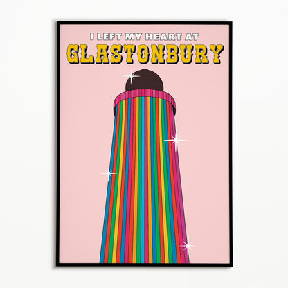 I Left My Heart At Glastonbury Print