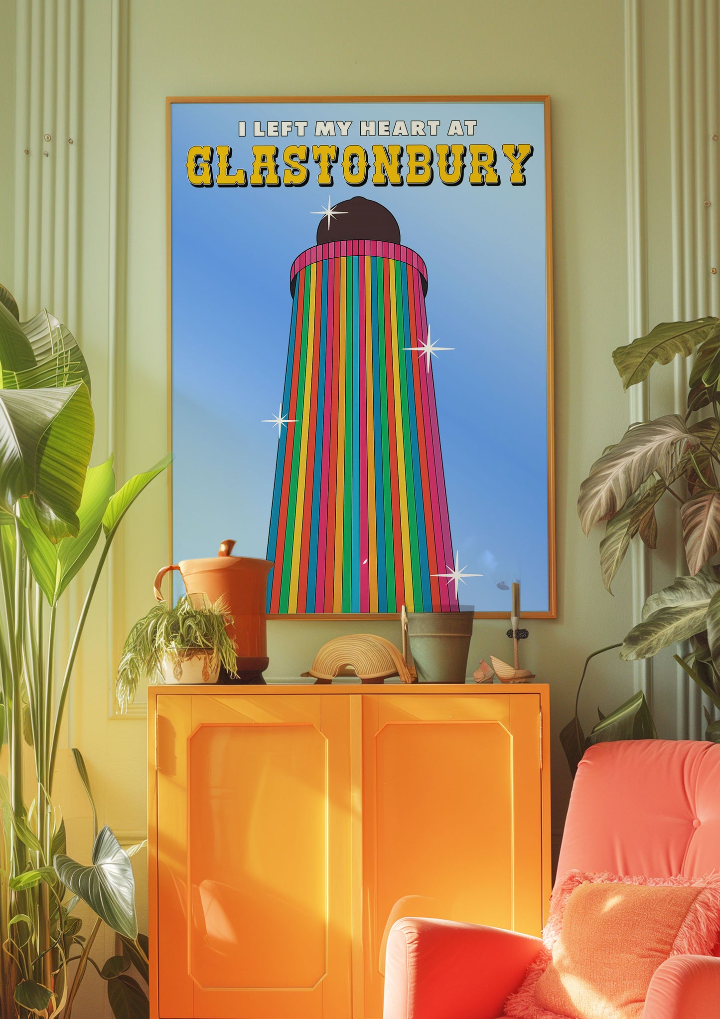 I Left My Heart At Glastonbury Print