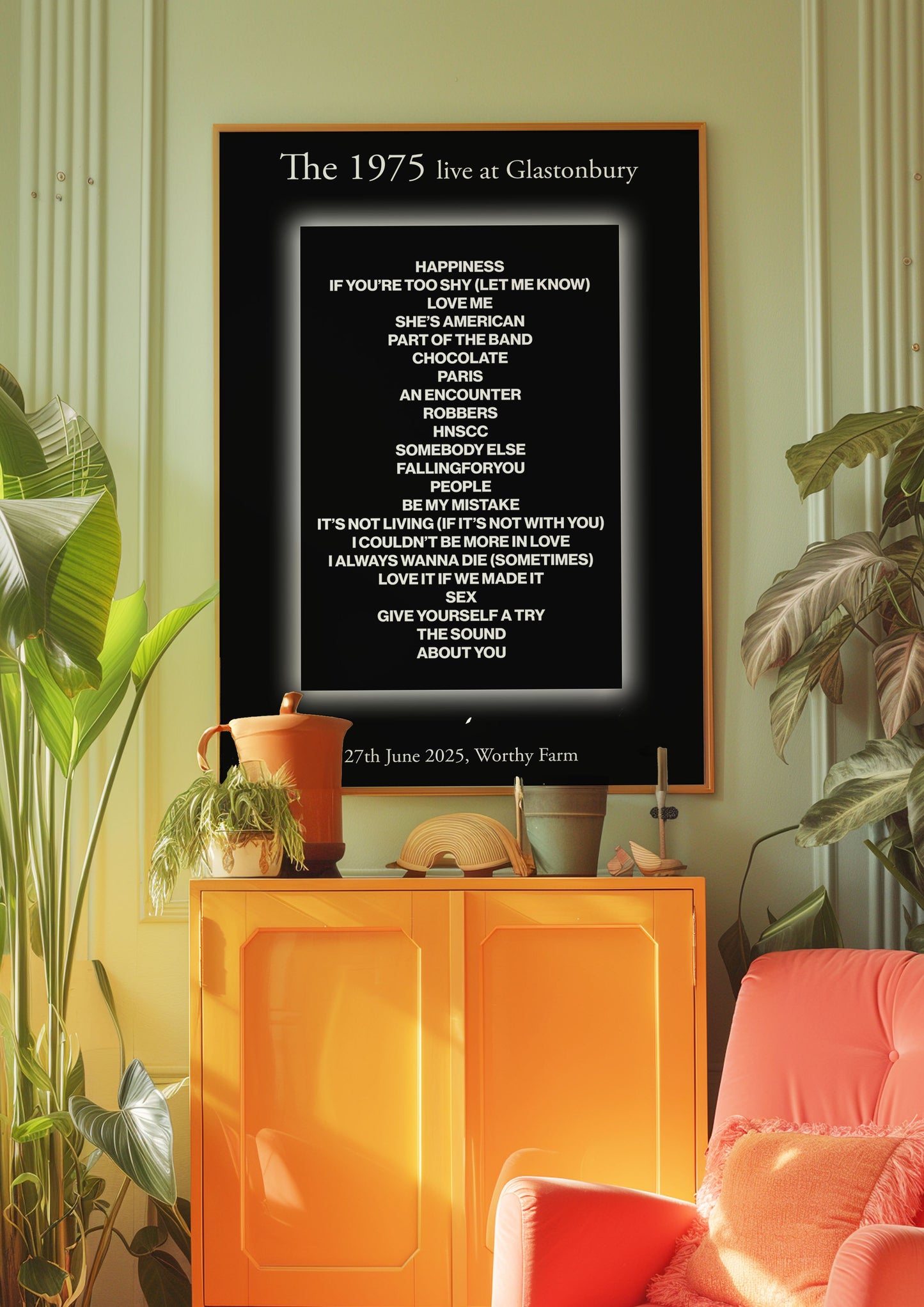 The 1975 Glastonbury 2025 Setlist