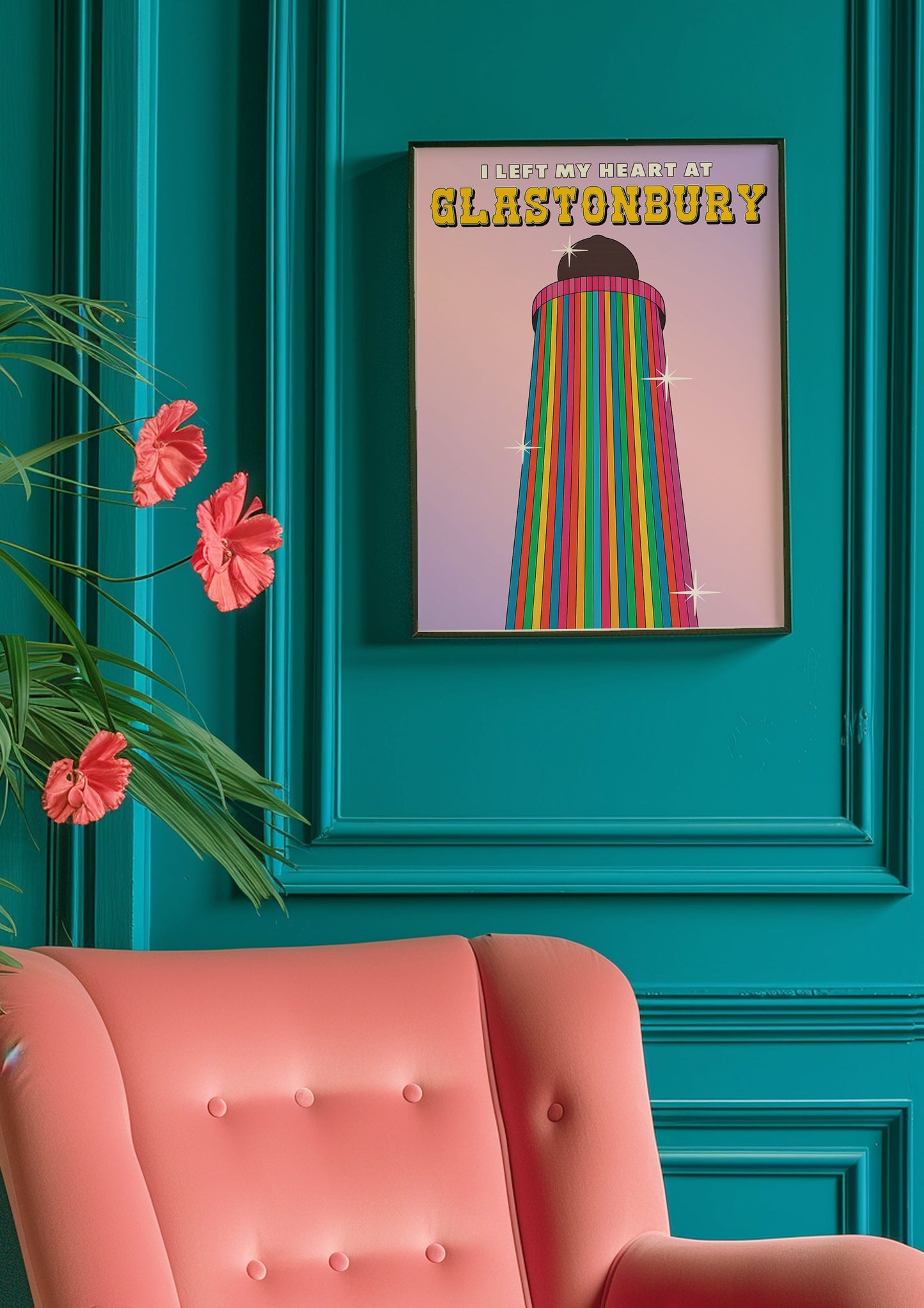 I Left My Heart At Glastonbury Print