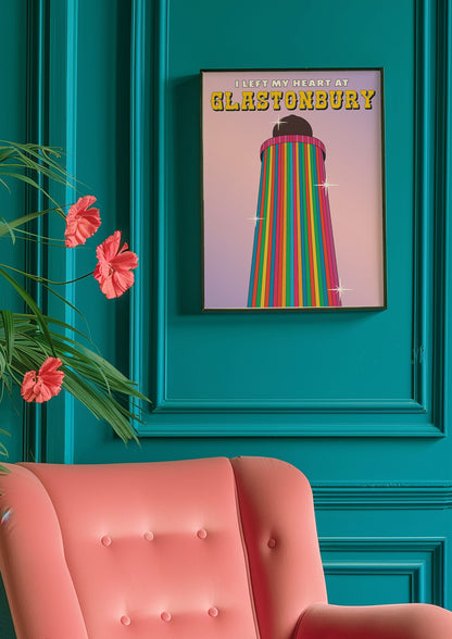 I Left My Heart At Glastonbury Print