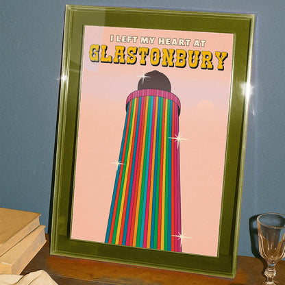 I Left My Heart At Glastonbury Print