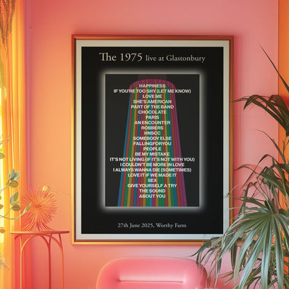 The 1975 Glastonbury 2025 Setlist