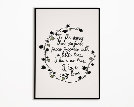 Gypsy Fleetwood Mac Print